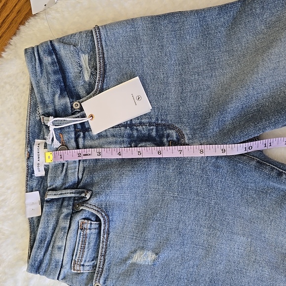 Good American Mid-Rise Straight Fit Jean, Womens Size 0/25, NWT - Picture 8 of 13